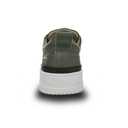 Off-Square duurzame groene unisex sneaker met witte logo